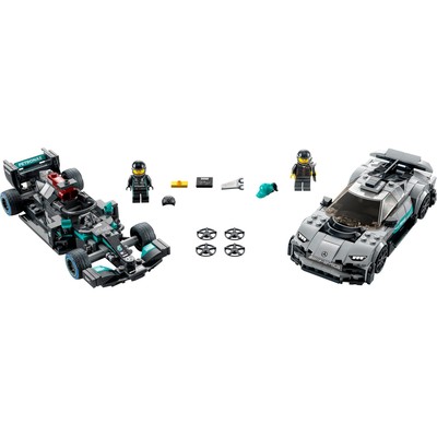 LEGO Mercedes-AMG F1 W12 E Performance & Mercedes-AMG Project One set 76909