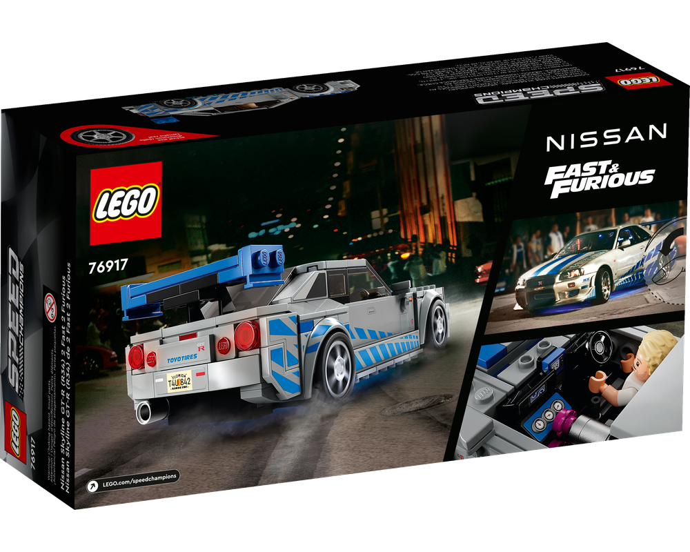 LEGO Fast and Furious 7 Brian's Nissan Skyline GT-R R35 MOC 