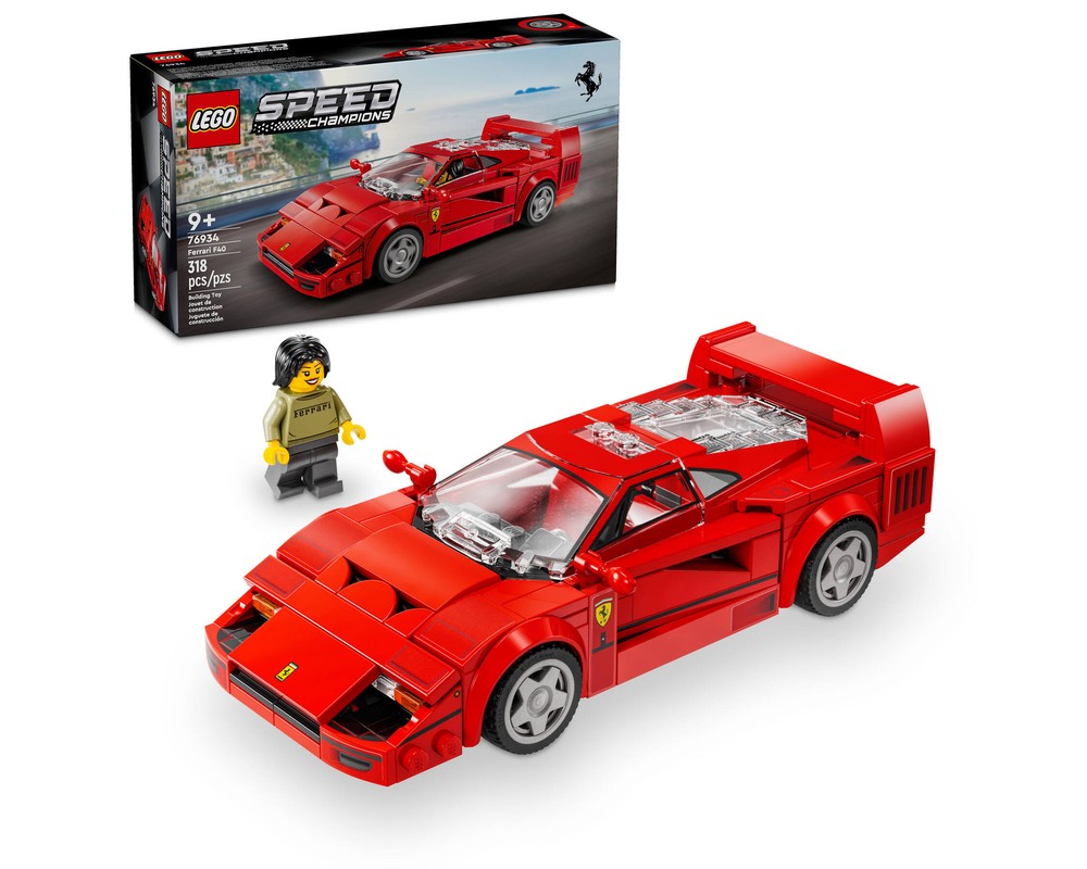 Lucyページ LEGO Set 76934-1 Ferrari F40 Supercar (2024 Speed Champions