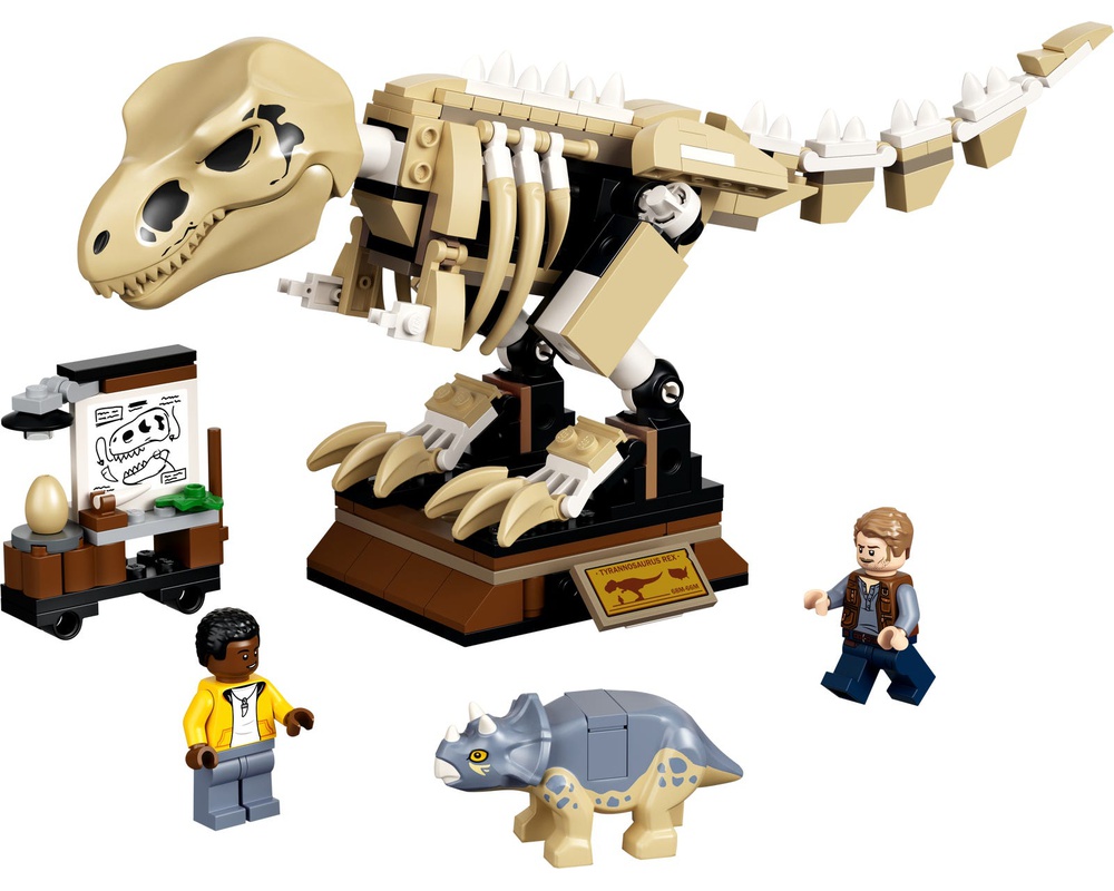 LEGO Set 76940-1 T. rex Dinosaur Fossil Exhibition (2021 Jurassic World) | Rebrickable - Build 