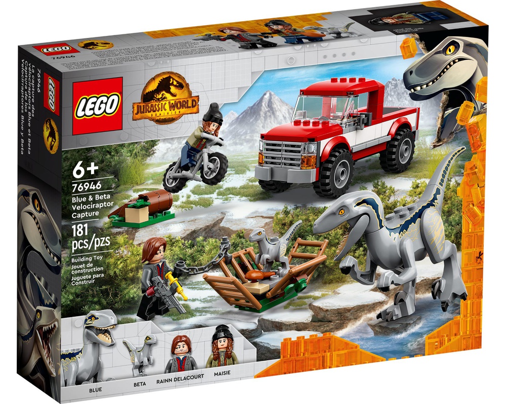 LEGO Set 76946-1 Blue & Beta Velociraptor Capture (2022 Jurassic 