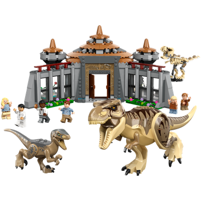 LEGO Visitor Center: T. rex & Raptor Attack set 76961