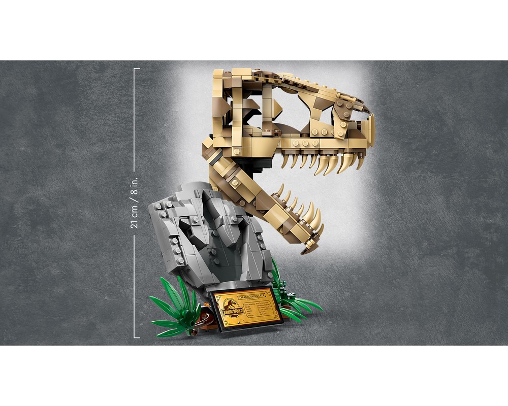 LEGO Set 76964-1 Dinosaur Fossils: T. rex Skull (2024 Jurassic World ...