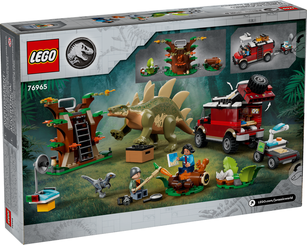 LEGO Set 76965-1 Dinosaur Missions: Stegosaurus Discovery (2024 ...