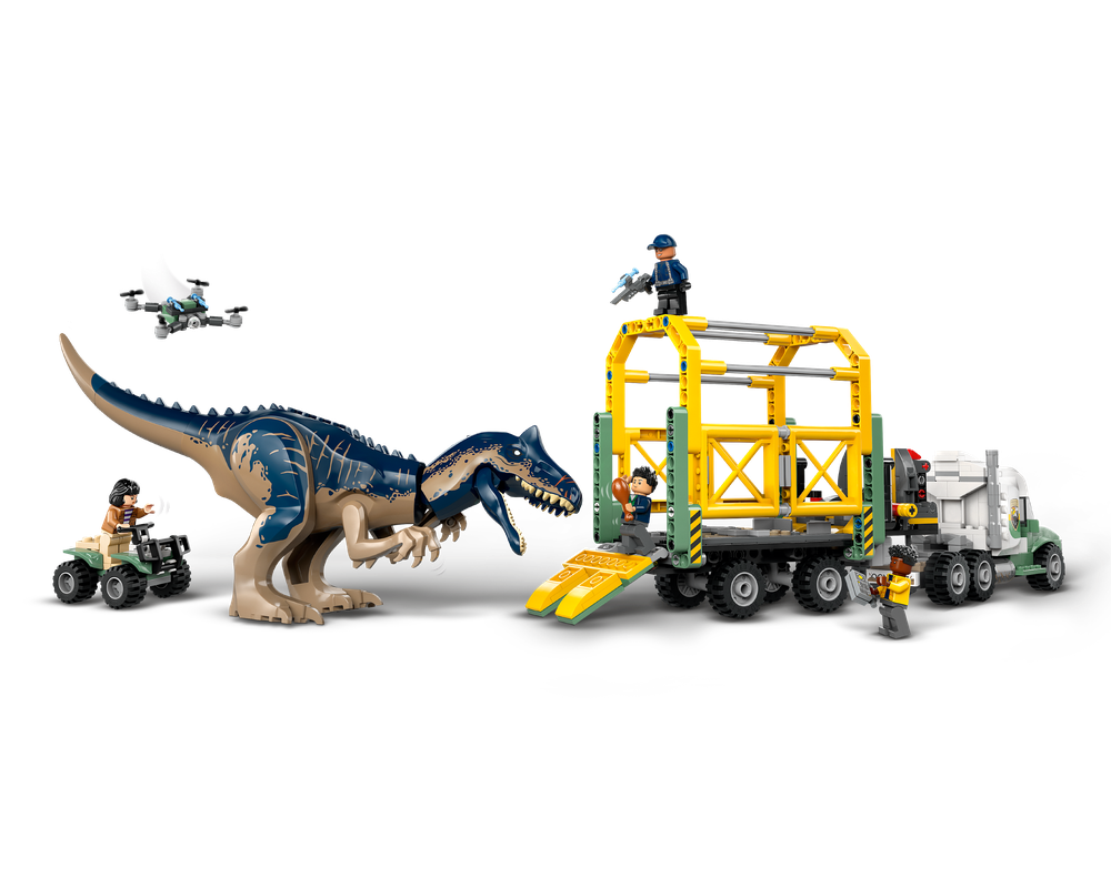 LEGO Set 76966-1 Dinosaur Missions: Allosaurus Transport Truck (2024 ...