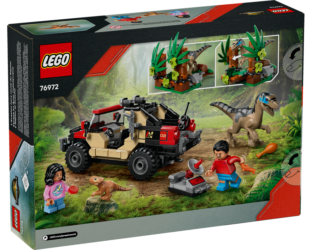 LEGO Set 76972-1 Raptor Off-Road Escape (2025 Jurassic World ...