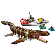 Brick-Built Mosasaurus Boat Mission (set 76974-1)