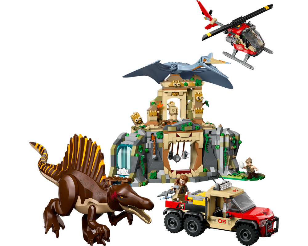 LEGO Set 76976-1 Spinosaurus & Quetzalcoatlus Air Mission (2025
