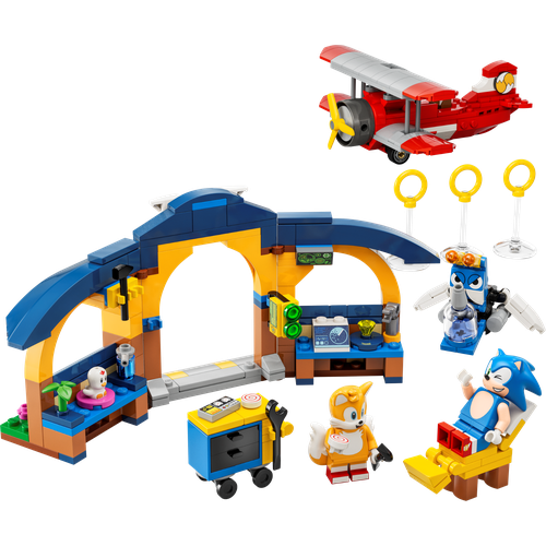 Tails' Workshop and Tornado Plane
