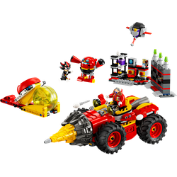 Hedgehog Super Sonic kontra Egg Drillster