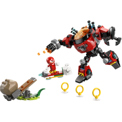 Knuckles kontra Dr. Eggman w mechu Egg Crusher