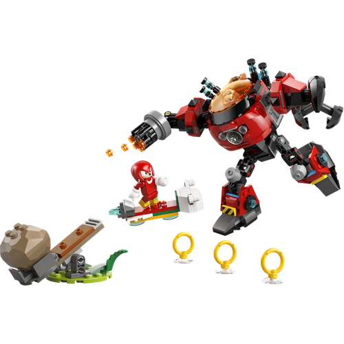 Knuckles vs. Dr. Eggman Egg Crusher Mech