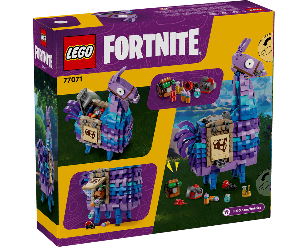 LEGO Set 770711 Supply Llama (2024 Fortnite) Rebrickable Build