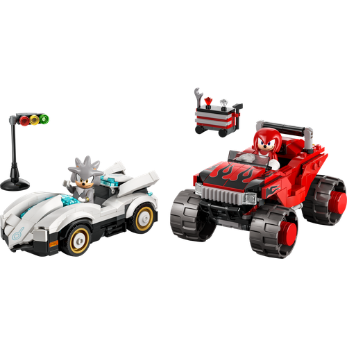 Silver's Car vs. Knuckles' Monster Truck