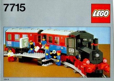 LEGO 7715 Push-Along Passenger Steam Train