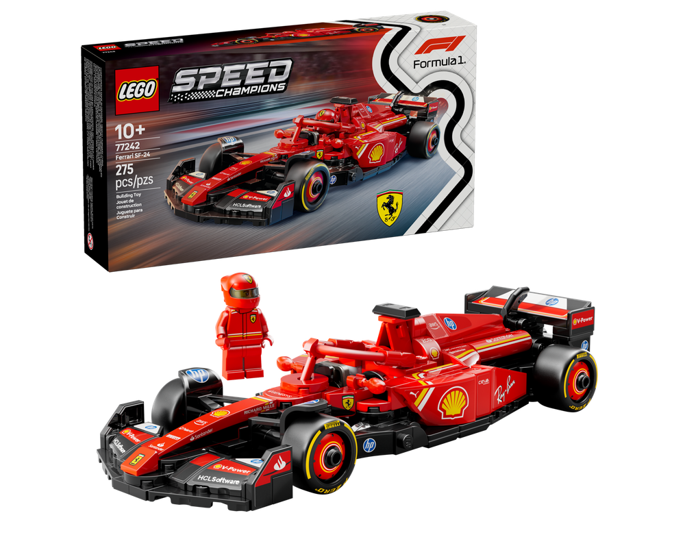 LEGO Set 77242-1 Ferrari SF-24 F1 Race Car (2025 Speed Champions ...