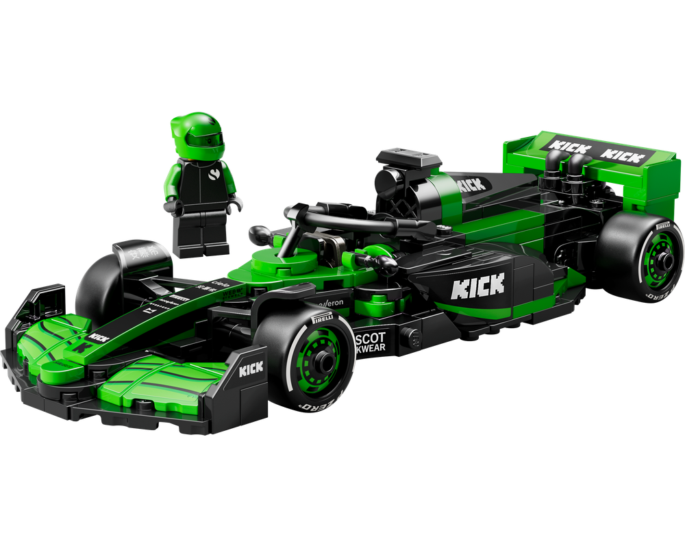 ベッキョン　トレギ4点セット LEGO Set 77247-1 KICK Sauber F1 Team C44 Race Car (2025 Speed