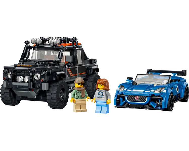 LEGO Speed Champions 77264 Jaguar Project 7 & Land Rover Defender