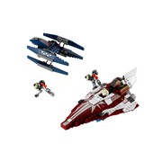 Ahsoka's Starfighter and Vulture Droid