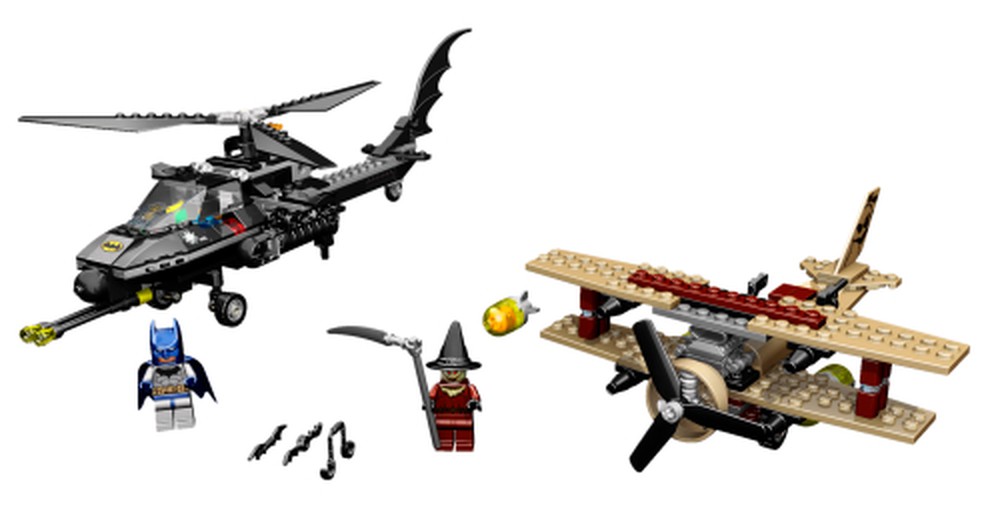 LEGO Set 7786-1 The Batcopter: The Chase for the Scarecrow (2007 Super ...