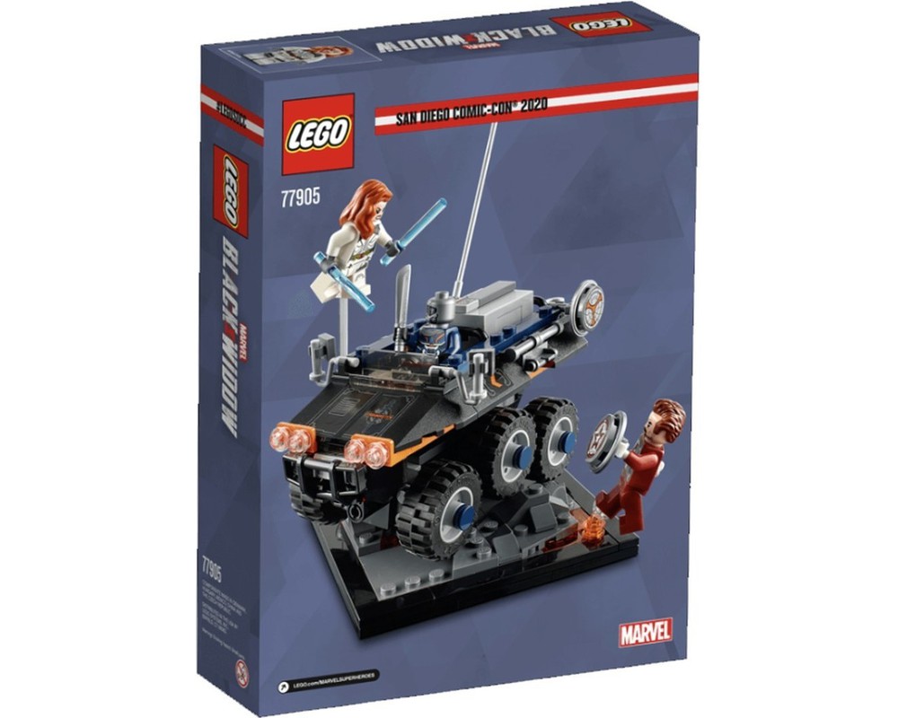 Lego black 2024 widow sdcc set