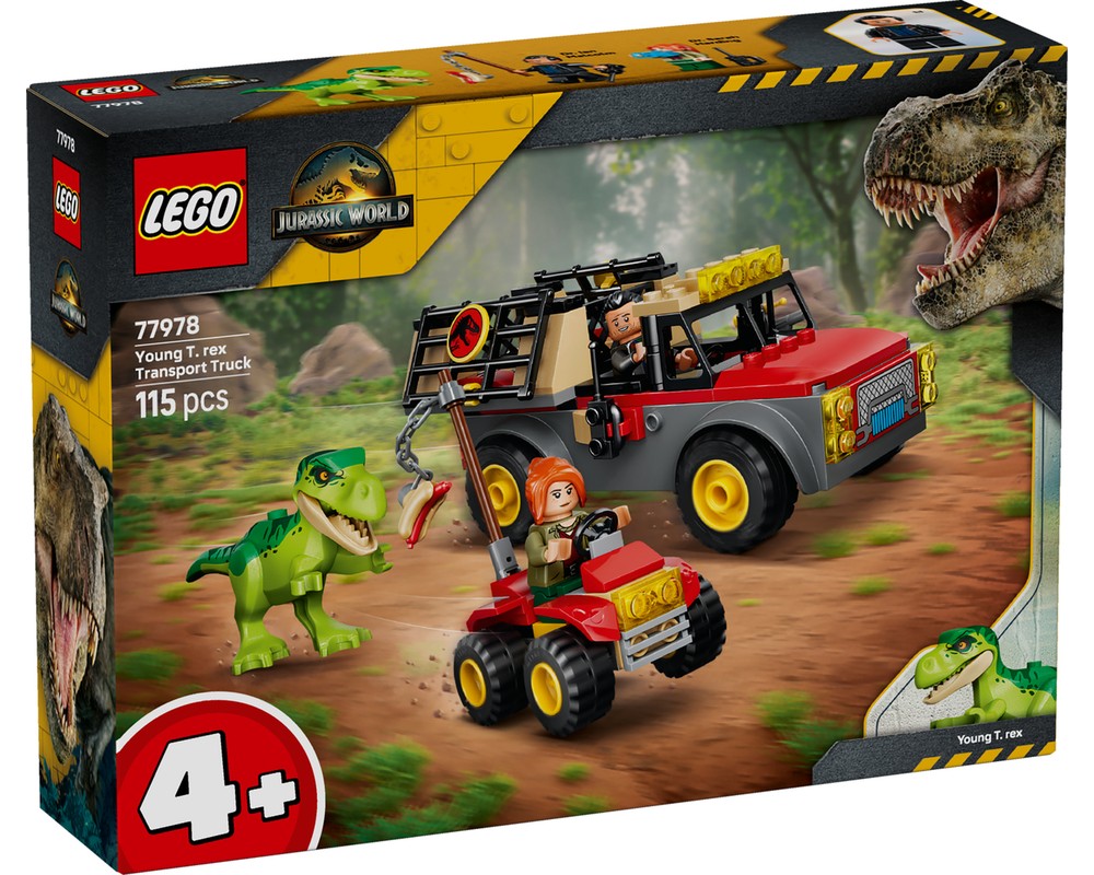 LEGO Set 77978-1 Young T. rex Transport Truck (2026 Jurassic World ...