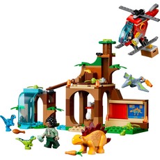 Velociraptor, Stegosaurus & Pteranodon Rescue (set 77981-1)