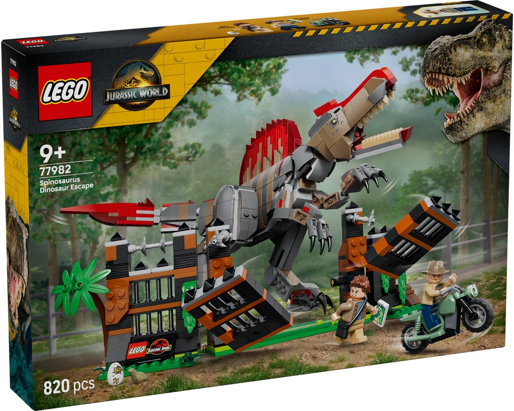 LEGO Set 77982-1 Spinosaurus Dinosaur Escape (2026 Jurassic World ...