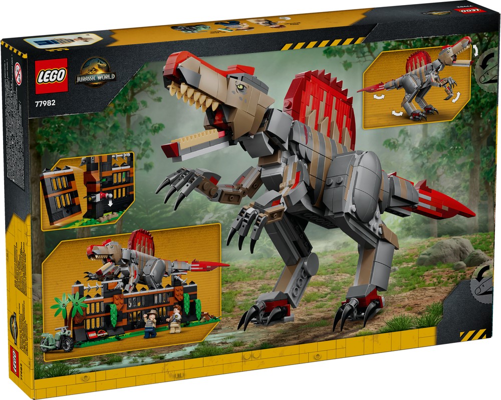 LEGO Set 77982-1 Spinosaurus Dinosaur Escape (2026 Jurassic World ...