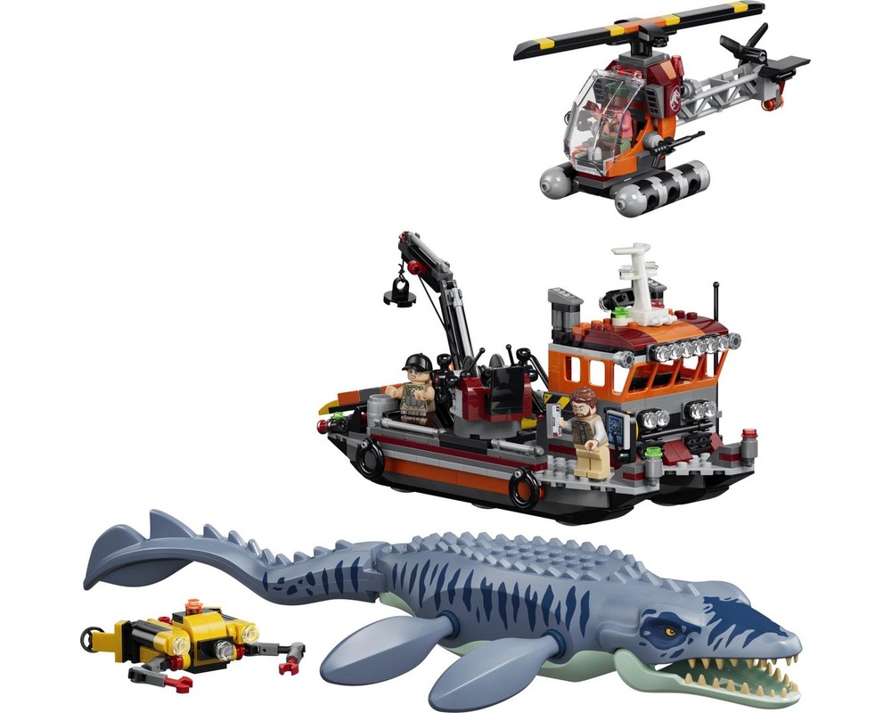 LEGO Set 77983-1 Mosasaurus Dinosaur Boat Attack (2026 Jurassic World ...