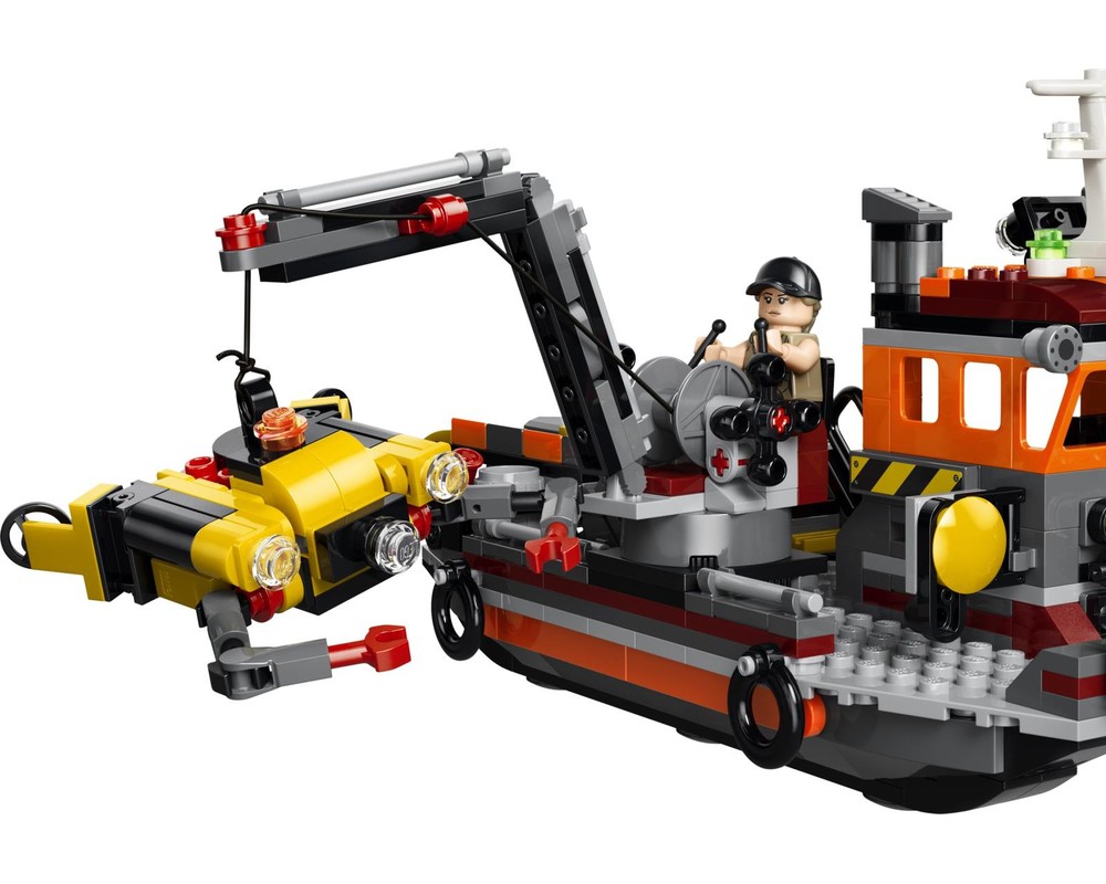 LEGO Set 77983-1 Mosasaurus Dinosaur Boat Attack (2026 Jurassic World ...