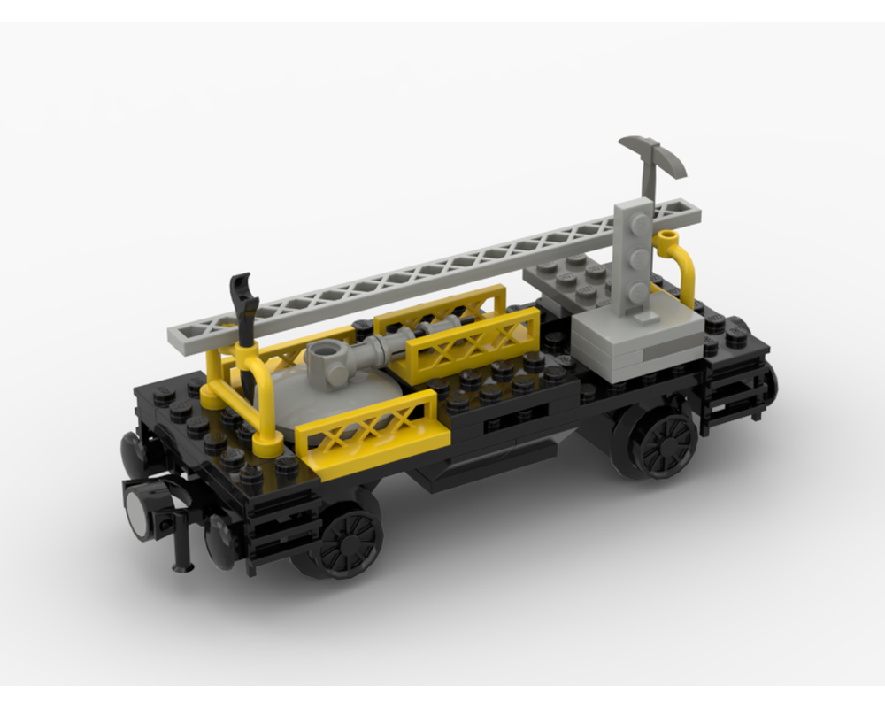 LEGO Set 7821-1-b1 Railway Service Wagon (1983 Train > 4.5V ...