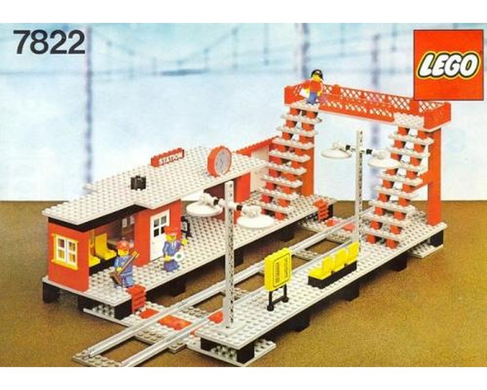 LEGO Set 7822-1 Railway Station (1980 Train > 4.5V) | - with LEGO