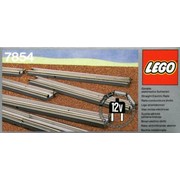 8 Straight Electric Rails Gray 12v