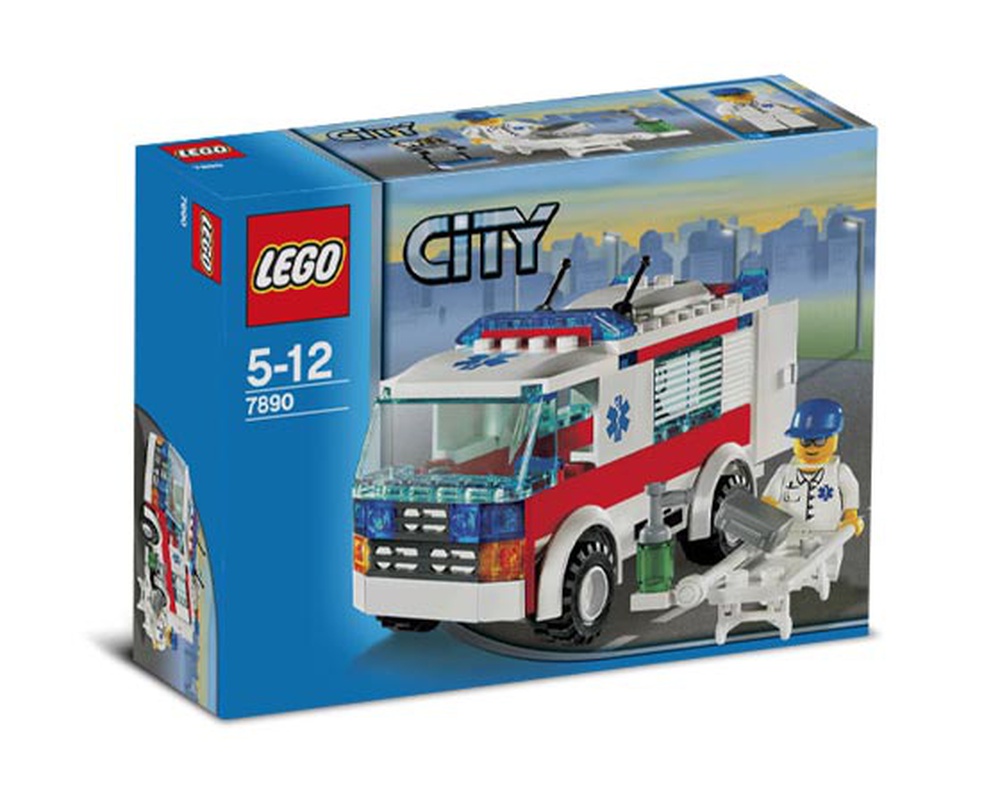 LEGO Set 7890-1 Ambulance (2006 City > Hospital) | Rebrickable ...