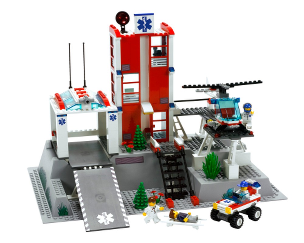 Set 7892-1 Hospital City > Hospital) | Rebrickable Build with LEGO