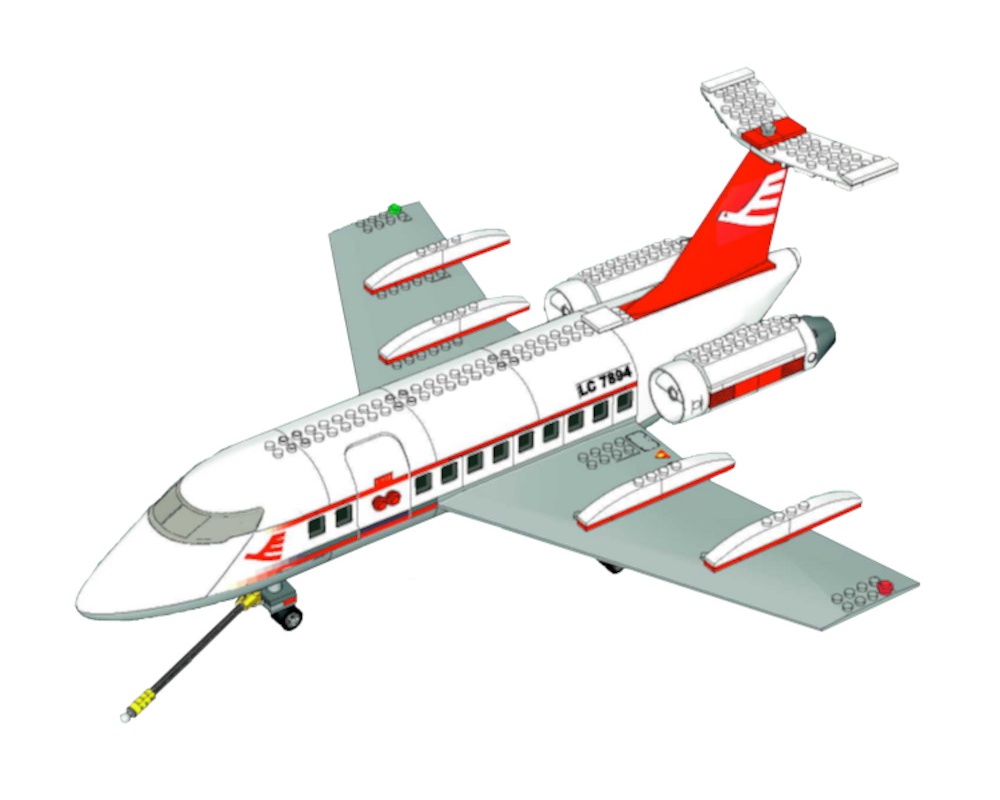 Forekomme Habubu træ LEGO Set 7894-1-s3 Airplane (2006 City > Airport) | Rebrickable - Build  with LEGO