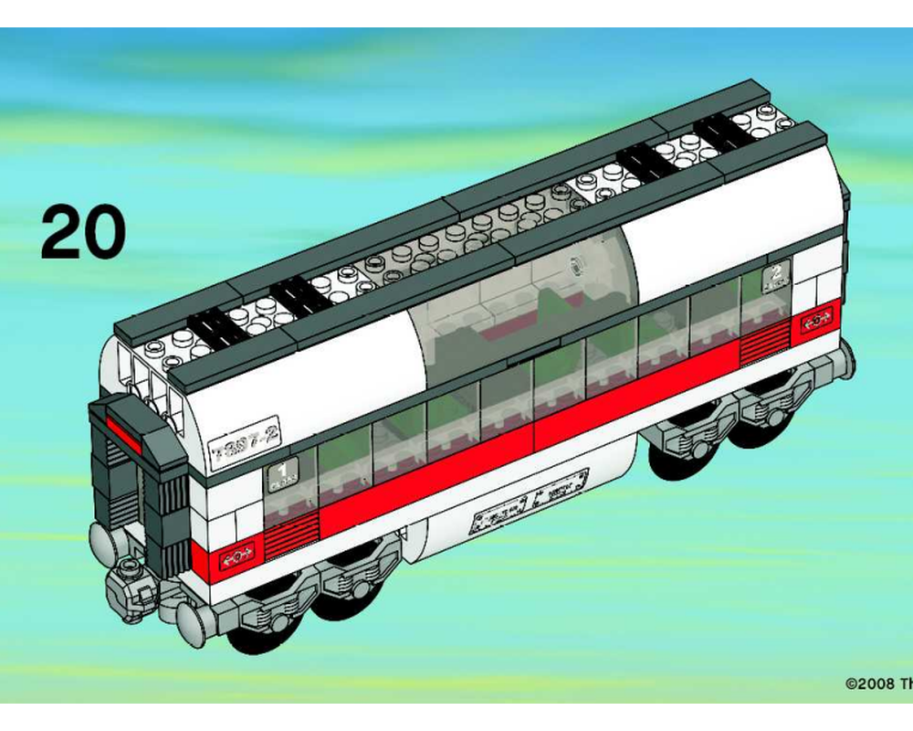 LEGO Set 7897-1-s1 Center Train Cart (2006 City > Trains) | Rebrickable Build with LEGO