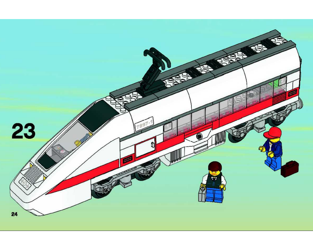 Set 7897-1-s3 Front Train Cart Motorized (2006 City > Trains) | Rebrickable - with LEGO