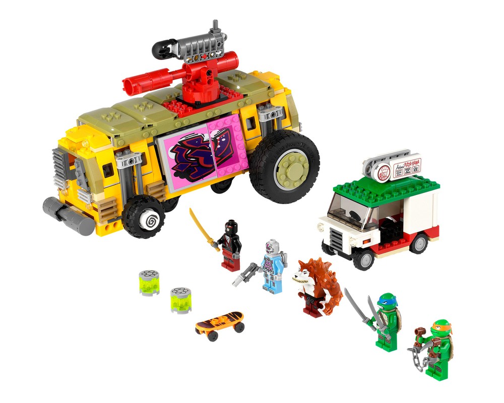 LEGO Set 79104-1 The Shellraiser Street Chase (2013 Teenage Mutant 