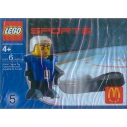 McDonald's Sports Set Number 5 - Blue Hockey Player #4