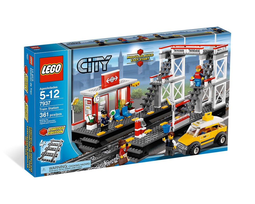 LEGO Set 7937-1 Train Station (2010 City > Trains) | Rebrickable - Build with