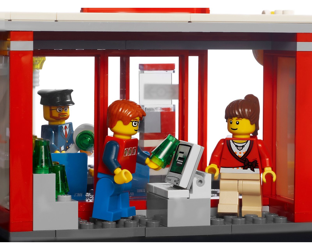 bur humane gambling LEGO Set 7937-1 Train Station (2010 City > Trains) | Rebrickable - Build  with LEGO