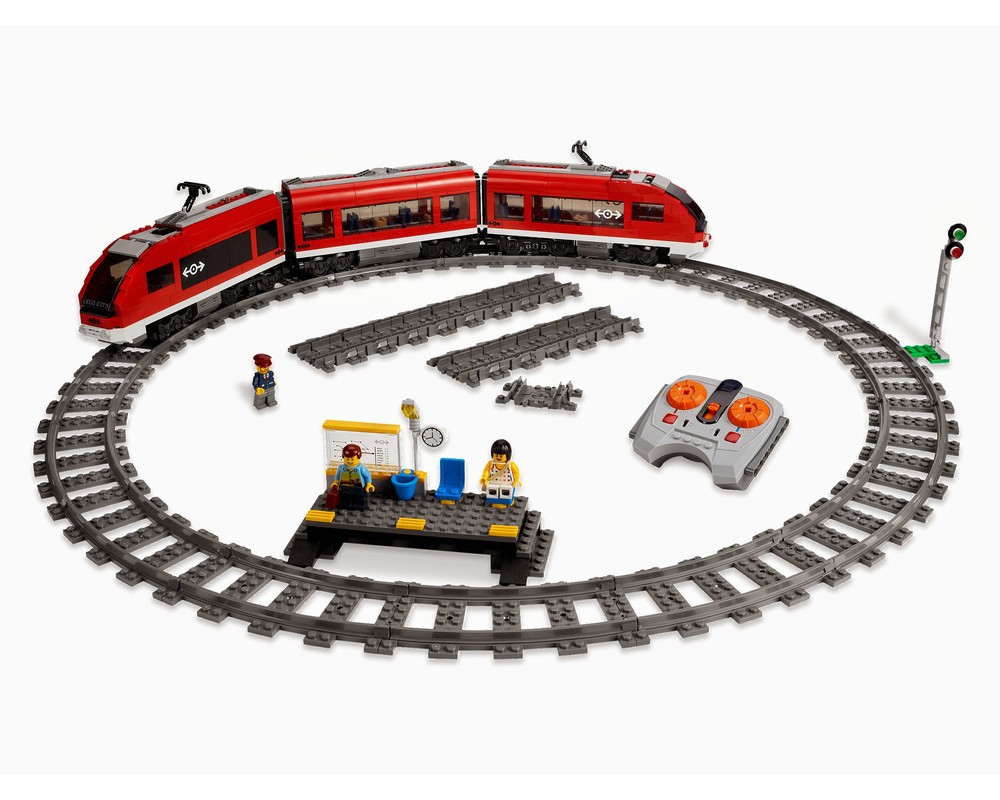 Lego city cheap passenger train set