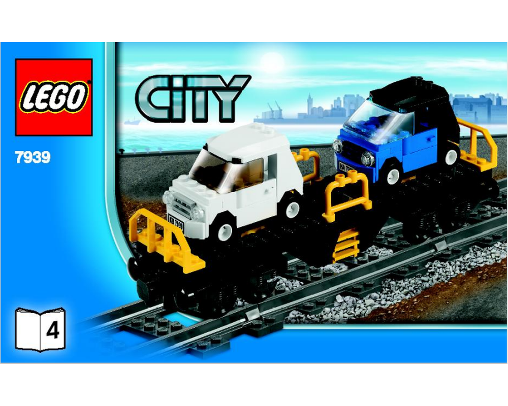 LEGO 7939-1-s6 Cargo Train Transporter (2010 City > Trains) | Rebrickable - Build LEGO
