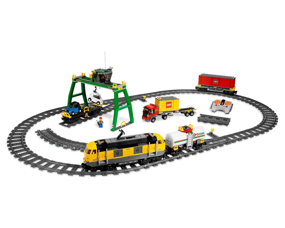 udbrud Cirkus passager LEGO Set 7939-1 Cargo Train (2010 City > Trains) | Rebrickable - Build with  LEGO
