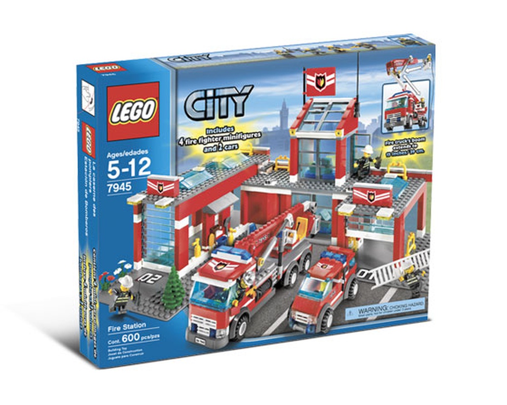 LEGO Set 7945-1 Fire Station (2007 > Fire) | - Build with LEGO