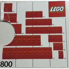 Extra Bricks Red (set 800-2)