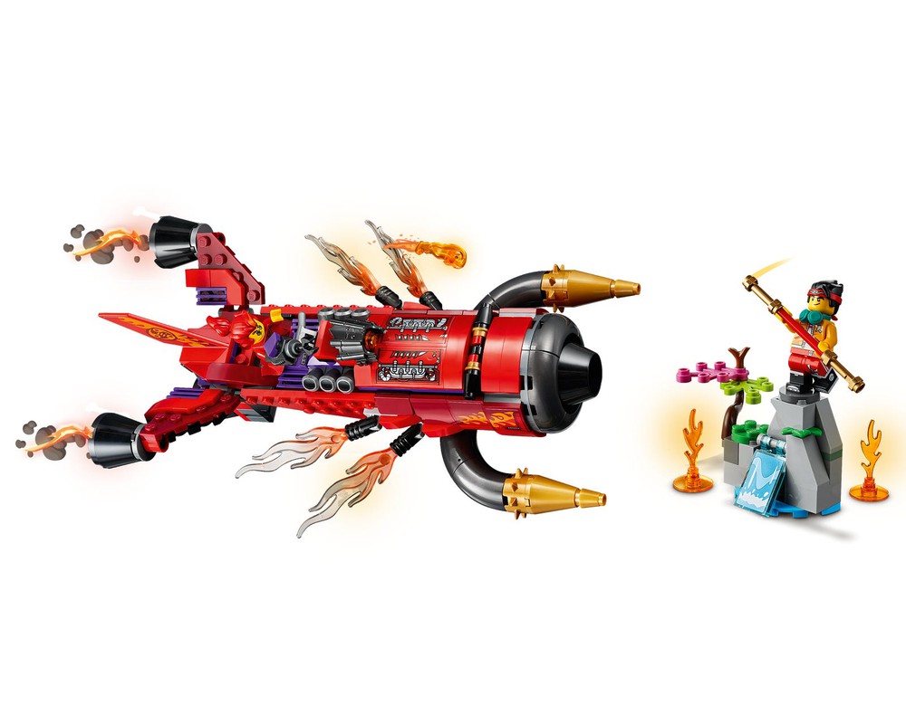 LEGO Set 80019-1 Red Son's Inferno Jet (2021 Monkie Kid) | Rebrickable ...