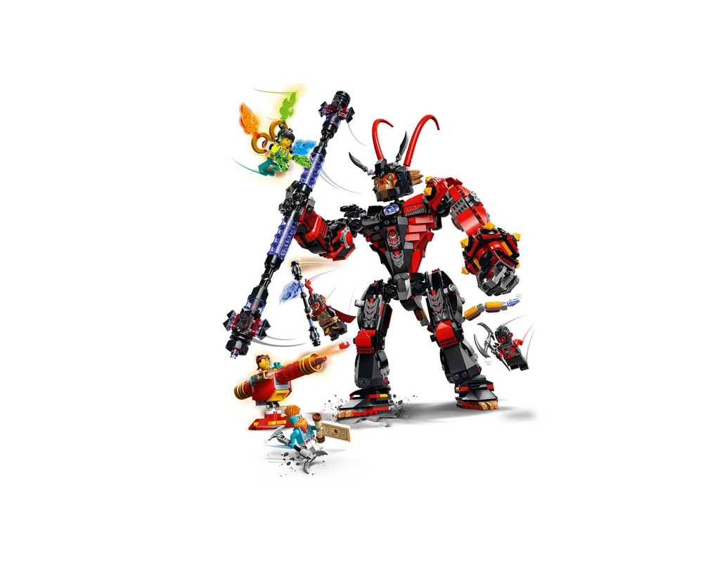 LEGO Set 80033-1 Evil Macaque's Mech (2022 Monkie Kid) | Rebrickable ...